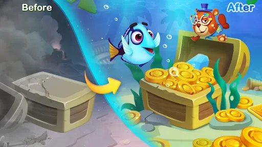 Solitaire 3D Fish | Games | XWorld