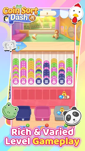 Coin Sort Dash | Games | XWorld