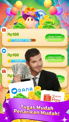 Permen Ludo: Dapatkan Uang | Permainan | XWorld