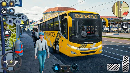 US Bus Game Sim Coach Driving | 游戏 | XWorld