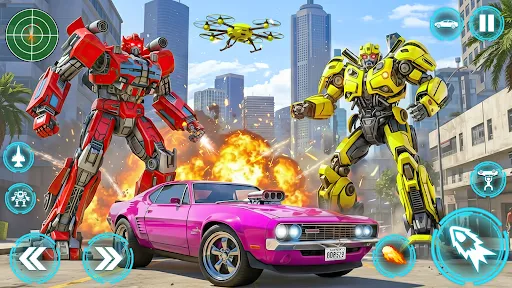 Robot Transform Fight Game 3D | Игры | XWorld