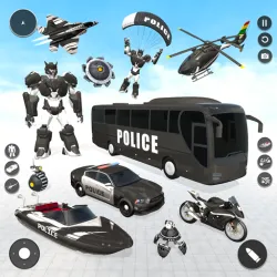 XWorld | Bus Simulator Police Robot Car