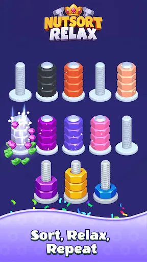 Nut Sort Relax | Permainan | XWorld