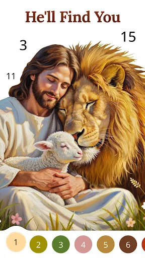 Bible Coloring Paint By Number | Games | XWorld