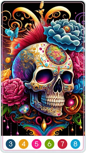 Libro de Colorear de Calaveras | juego | XWorld