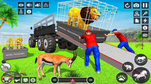 Wild Animals Transport Truck | juego | XWorld