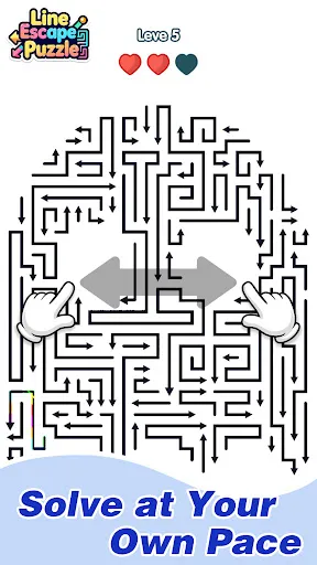 Line Escape Puzzle | Permainan | XWorld Line Escape Puzzle | Permainan | XWorld