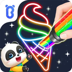 XWorld | Baby Panda's Glow Doodle Game