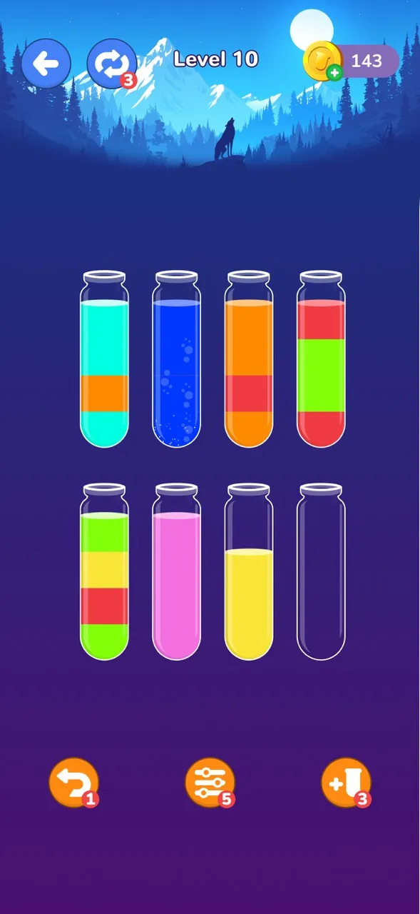 Color Water Sort | 游戏 | XWorld