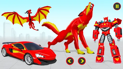 Wolf Robot Car Transform Game | Permainan | XWorld