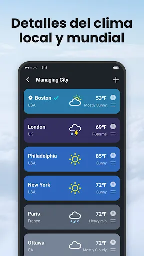 Local Weather: Previsión | juego | XWorld