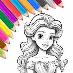 XWorld | Jogo de colorir princesas