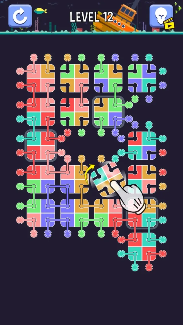 Color Tile Rotate | Jogos | XWorld