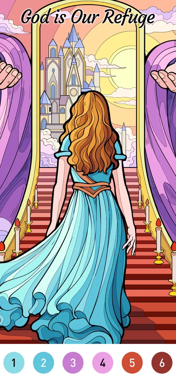 Bible Color Paint By Number | Games | XWorld