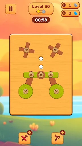 Crazy Screws: Wood Bolts&Nuts | Games | XWorld
