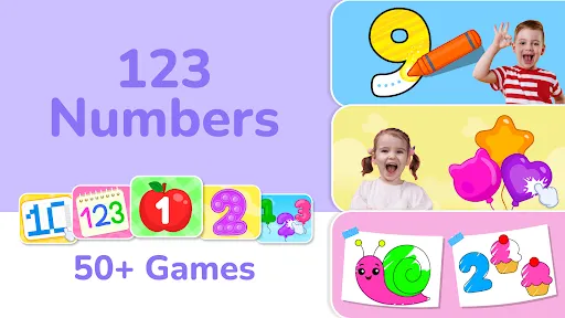 123 Tracing Numbers for Kids | Games | XWorld