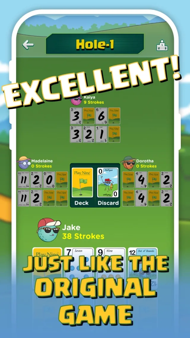 Play Nine: Golf Card Game | 游戏 | XWorld