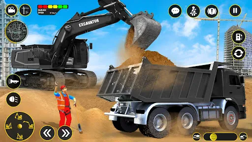 Excavator berat crane | Permainan | XWorld