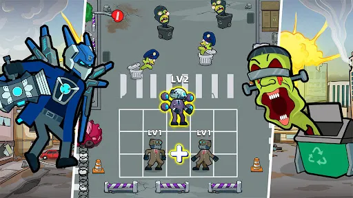 Merge War: Monster vs Cyberman | Игры | XWorld