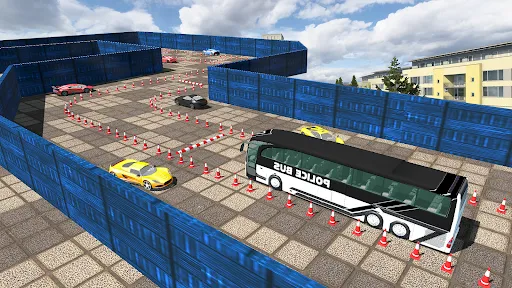 Police Bus Parking 3d Games | Permainan | XWorld