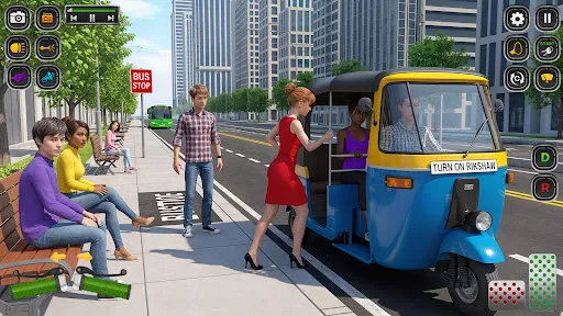 City Tuk Tuk Rickshaw Game 3D | 游戏 | XWorld