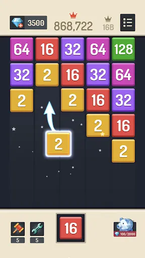 Merge Block - 2048 Puzzle | Permainan | XWorld