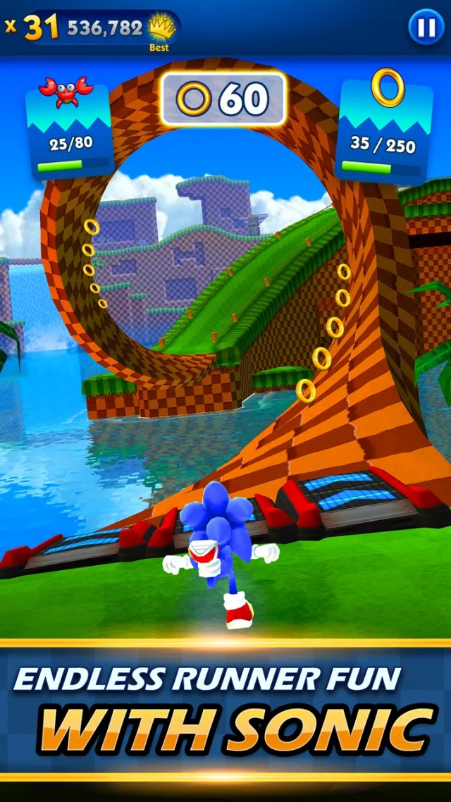 Sonic Dash - gim lari SEGA | Permainan | XWorld