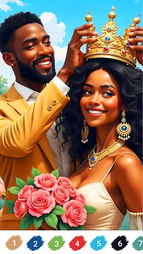 Melanin Poppin Color by Number | 游戏 | XWorld