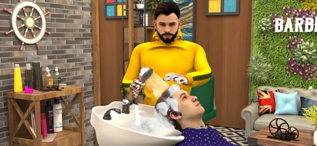 barbearia cortes de cabelo sim | 游戏 | XWorld