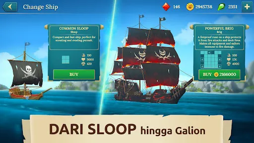 Pirate Ships・Bangun & Maju | Permainan | XWorld