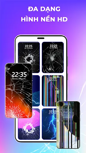 Broken Screen: Magic Wallpaper | Games | XWorld