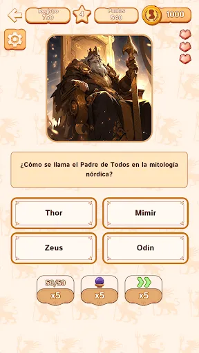 Mythology Quiz: Mitos y Dioses | juego | XWorld Mythology Quiz: Mitos y Dioses | juego | XWorld