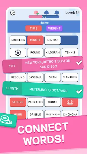 Association Sort: Word Match | Permainan | XWorld