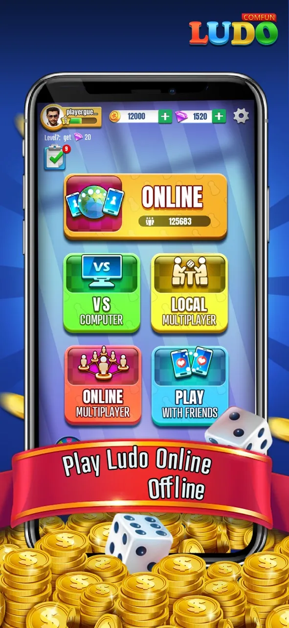 Ludo Comfun-Online Friend Game | Games | XWorld