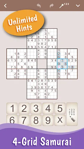 MultiSudoku: Samurai Sudoku | Games | XWorld