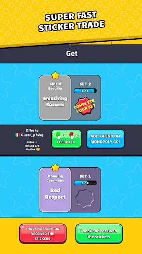 Gifter GO! Monopoly GO Sticker | Permainan | XWorld