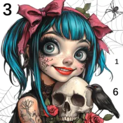 XWorld | Macabre Color Paint By Number