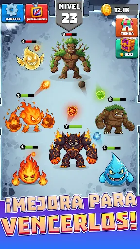 Monstruos Elementales Merge | juego | XWorld Monstruos Elementales Merge | juego | XWorld