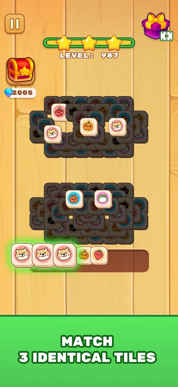 Kawaii Tiles: Cute Match Three | Permainan | XWorld