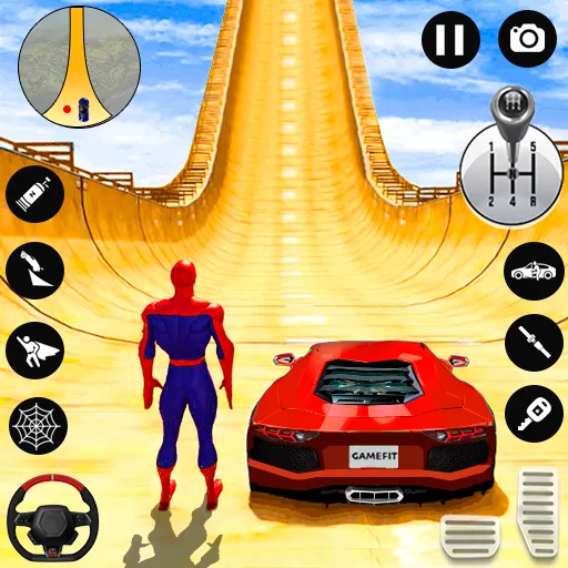 Superhero Car: Mega Ramp Games | Games | XWorld