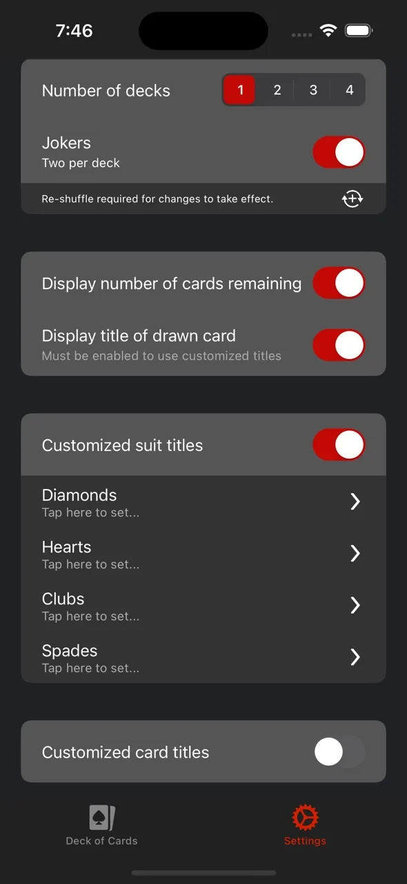 Deck of Cards - Virtual deal | เกม | XWorld