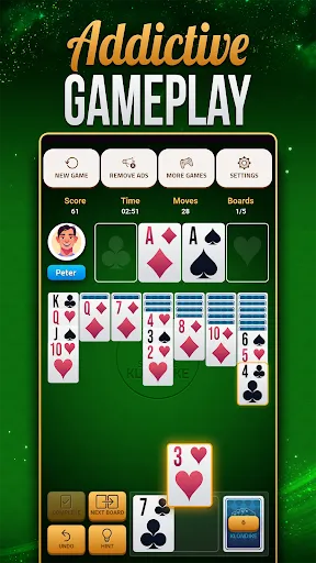 Solitaire Klondike Classic | Permainan | XWorld