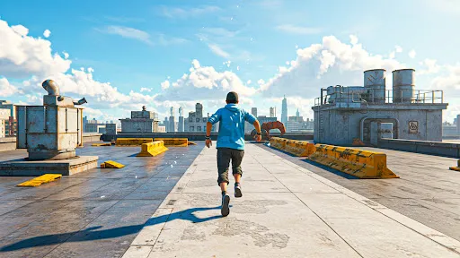 Going Up Parkour Rooftop Jump | 游戏 | XWorld