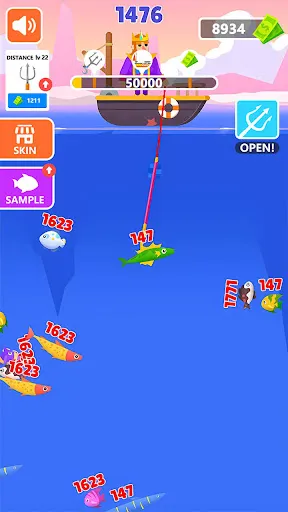 Dreamy Fishing-Harpoon Shooter | Permainan | XWorld