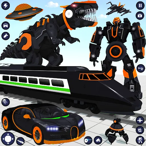 Dino Transform Robot Car Game | เกม | XWorld