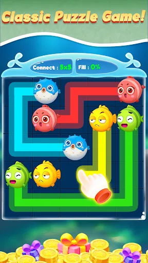 Connect Fish - Color Line Game | Permainan | XWorld