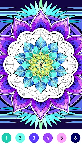 Mandala Color by Number Book | 游戏 | XWorld