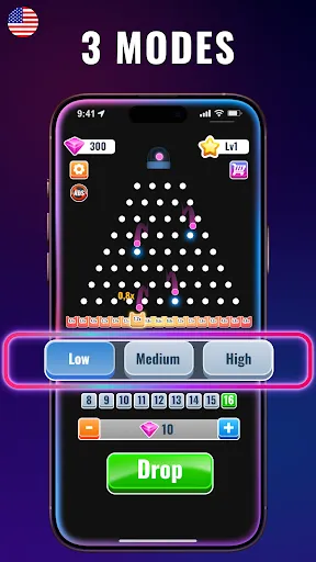Drop Space - Drop Balls x1000 | Games | XWorld
