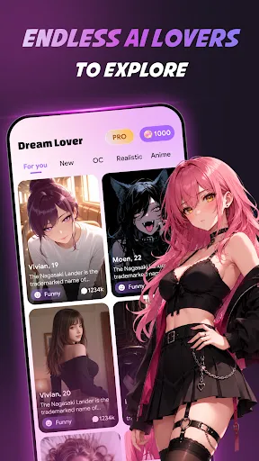 Dream Lovers: AI Romance Chat | Games | XWorld