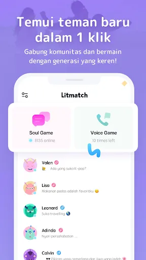 Litmatch—Make new friends | Permainan | XWorld